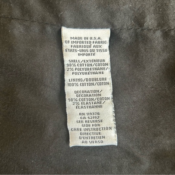 HELMUT HELMUT LANG Funnel Neck Denim Jacket in a dark wash | size small - Picture 9 of 14